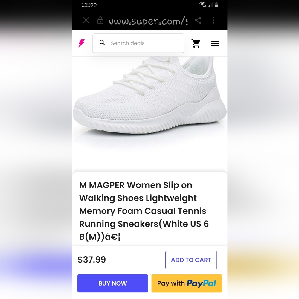 Magper womens slip on walking shoes